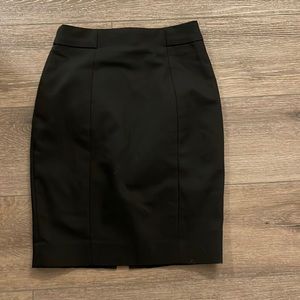Black pencil skirt